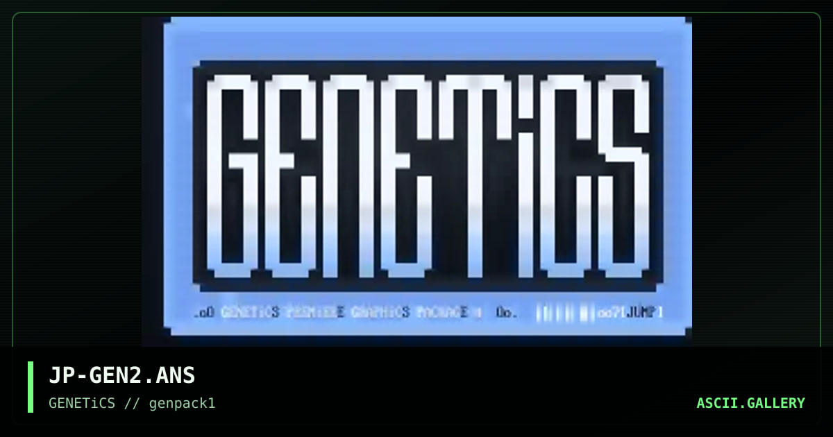 JP-GEN2.ANS, by jump, 1995