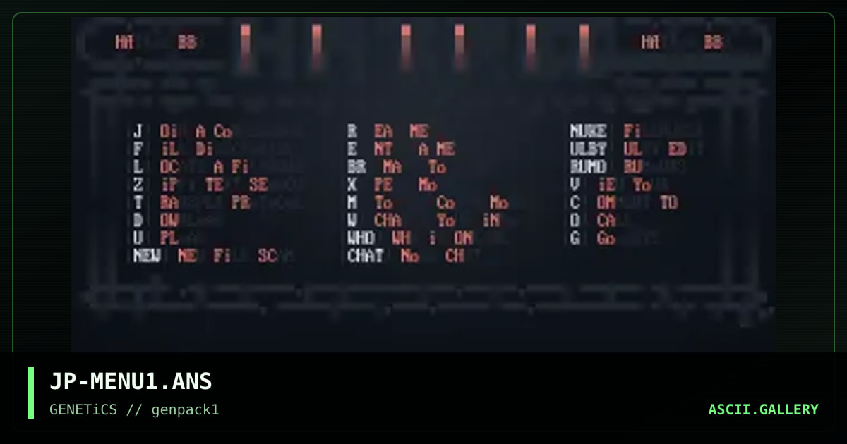 JP-MENU1.ANS, by jump, 1995
