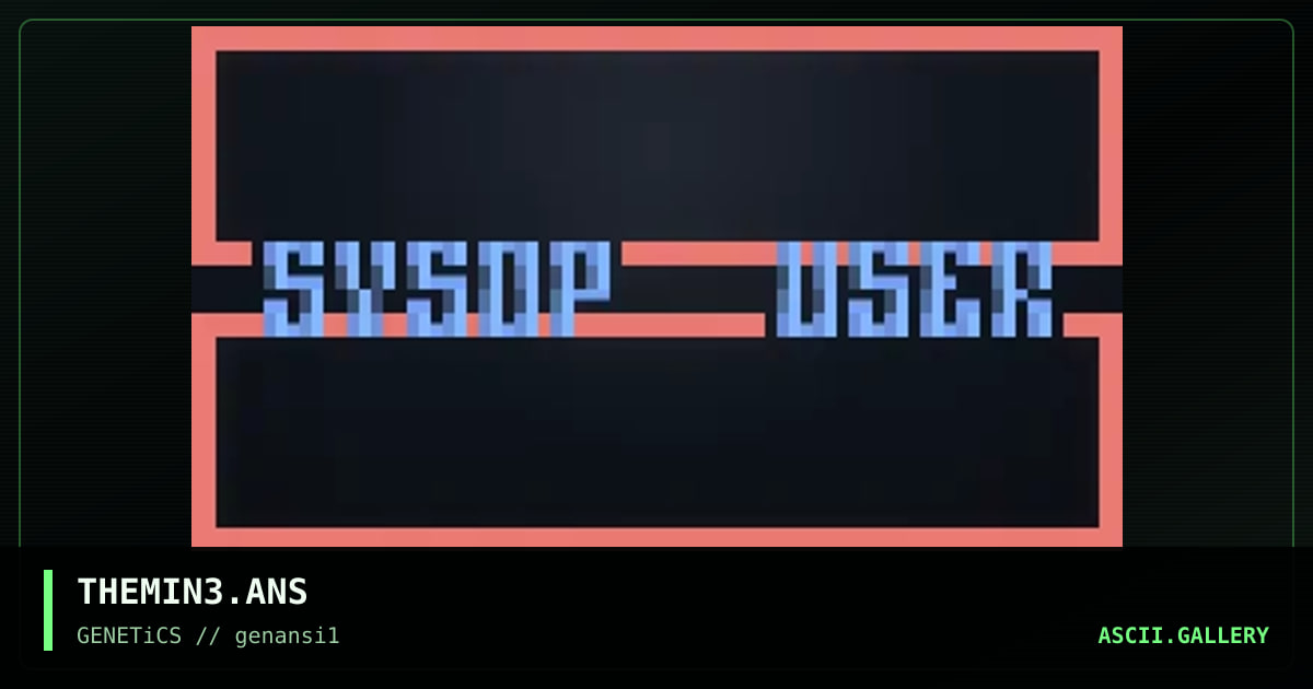 THEMIN3.ANS, by untagged, 1995