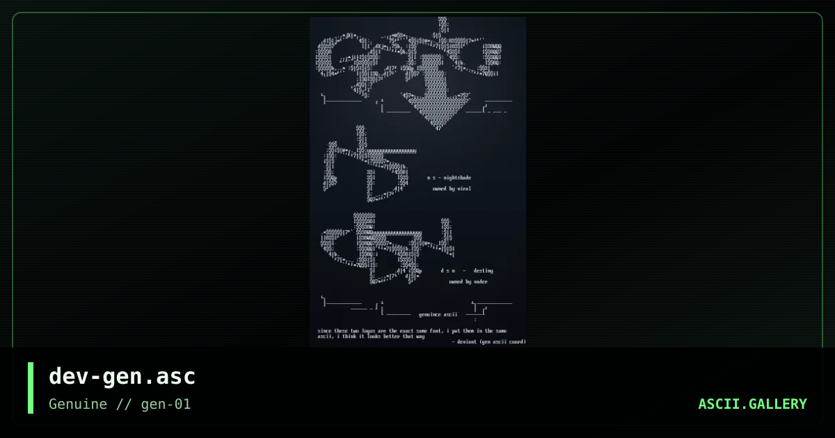 dev-gen.asc, by deviant, 1998