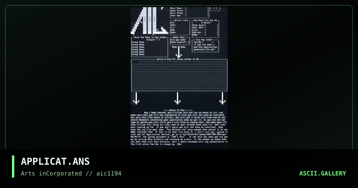 APPLICAT.ANS, by untagged, 1994