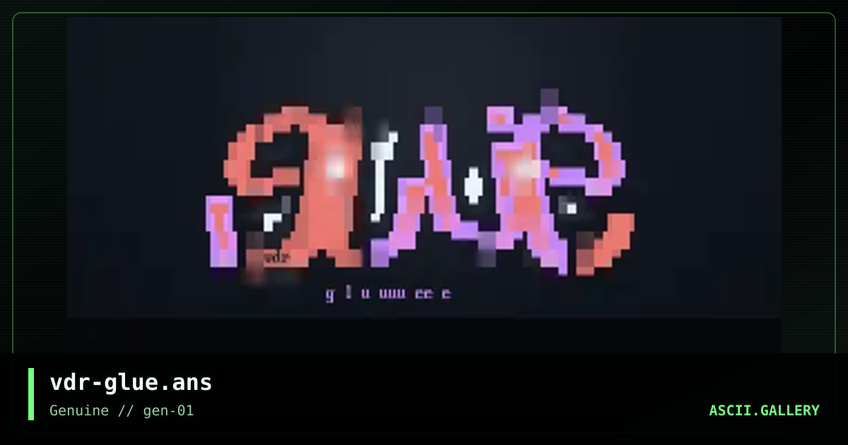 glue, by vader-sweden, 1998