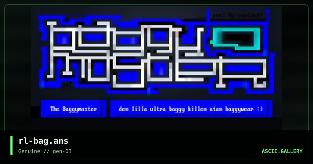 baggymaster, by rawlock, 1999