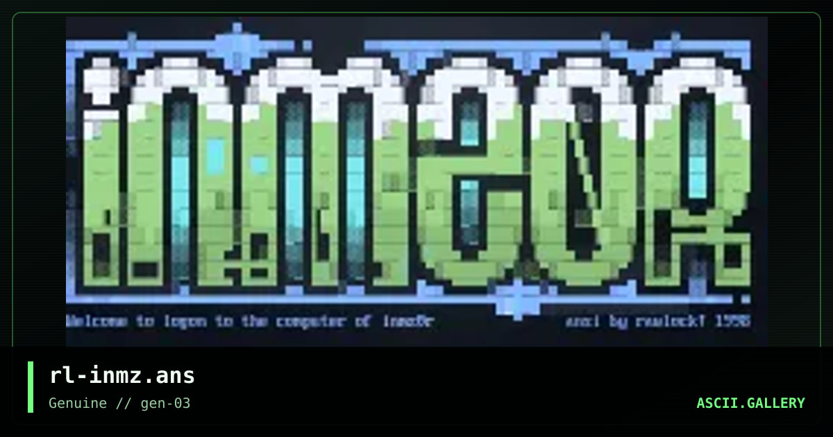 inmz0r, by rawlock, 1999