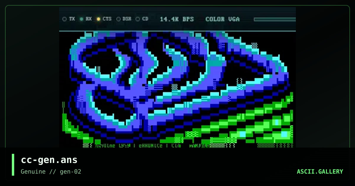 cc-gen.ans, by chronicc, 1999