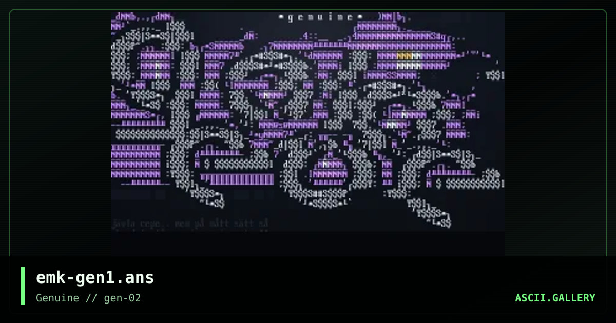 emk-gen1.ans, by emok, 1999