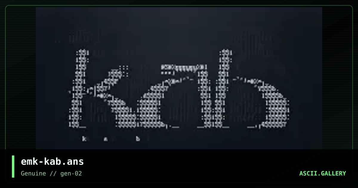 emk-kab.ans, by emok, 1999