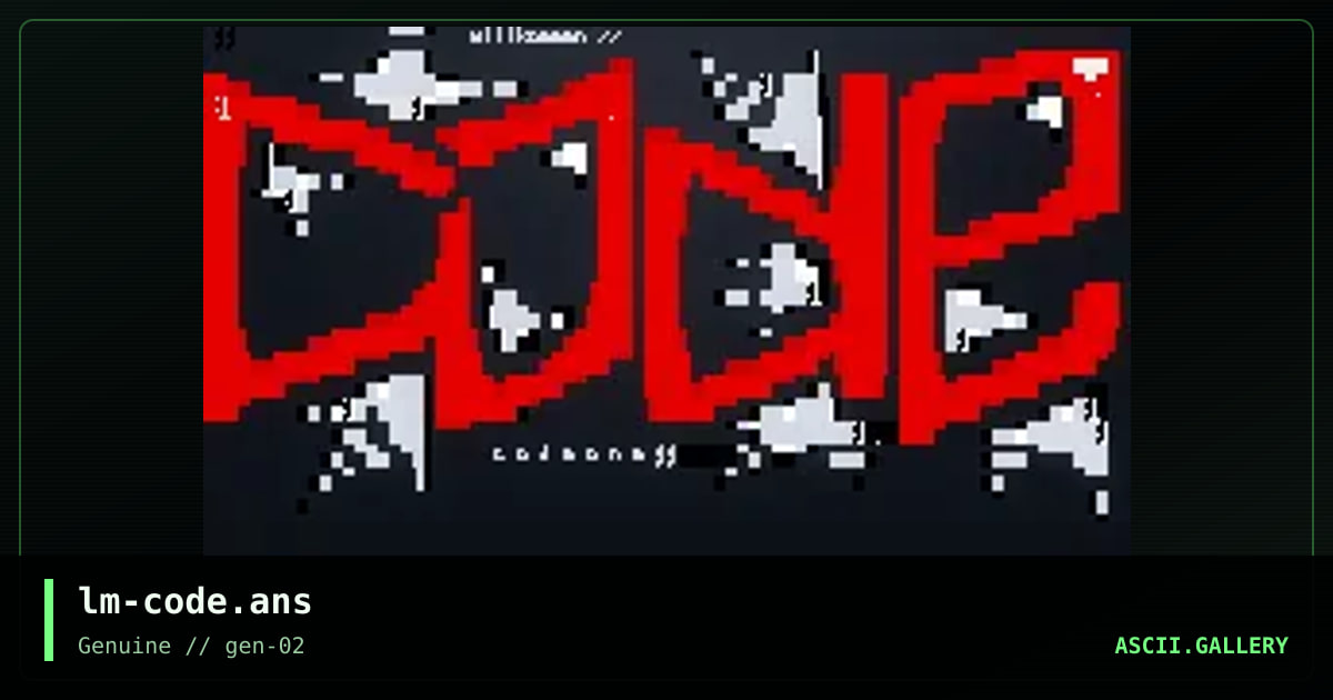 lm-code.ans, by lichmistress, 1999
