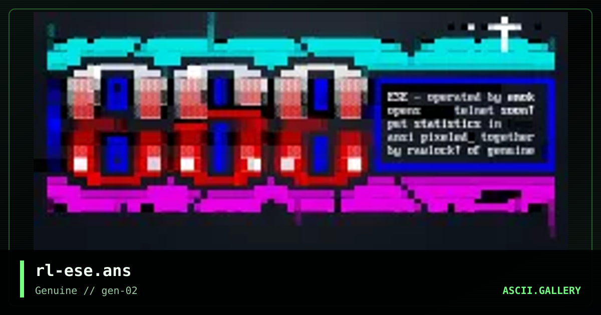 ESE, by rawlock, 1999