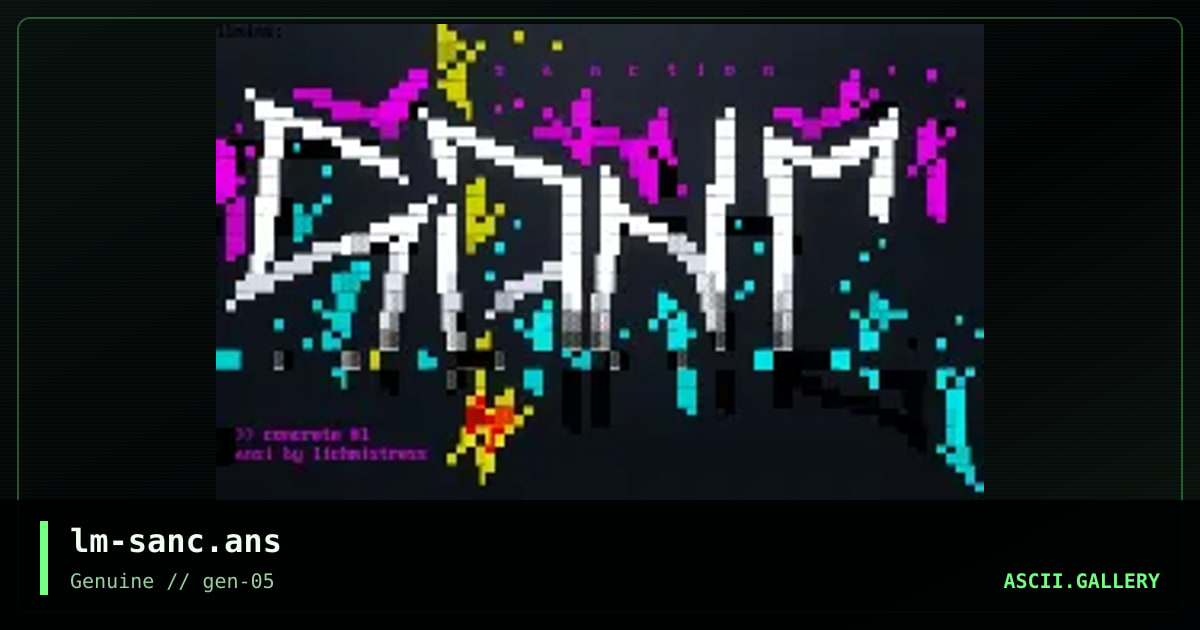 lm-sanc.ans, by lichmistress, 1999