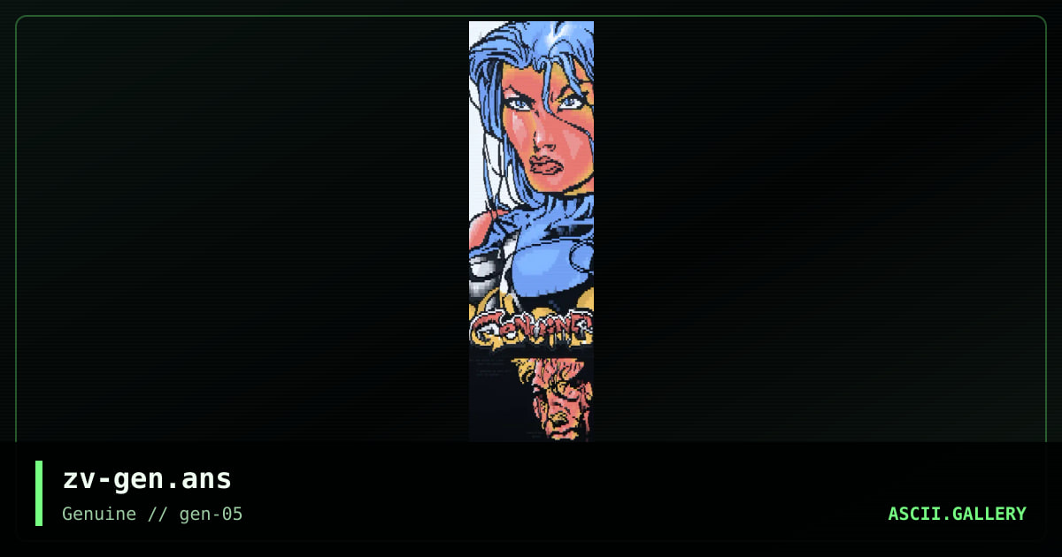 genuine, by zerovision, 1999