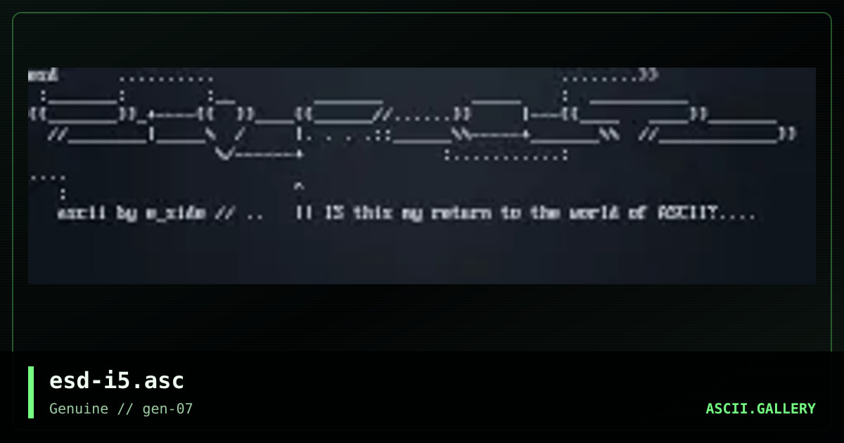 esd-i5.asc, by e side, 1999