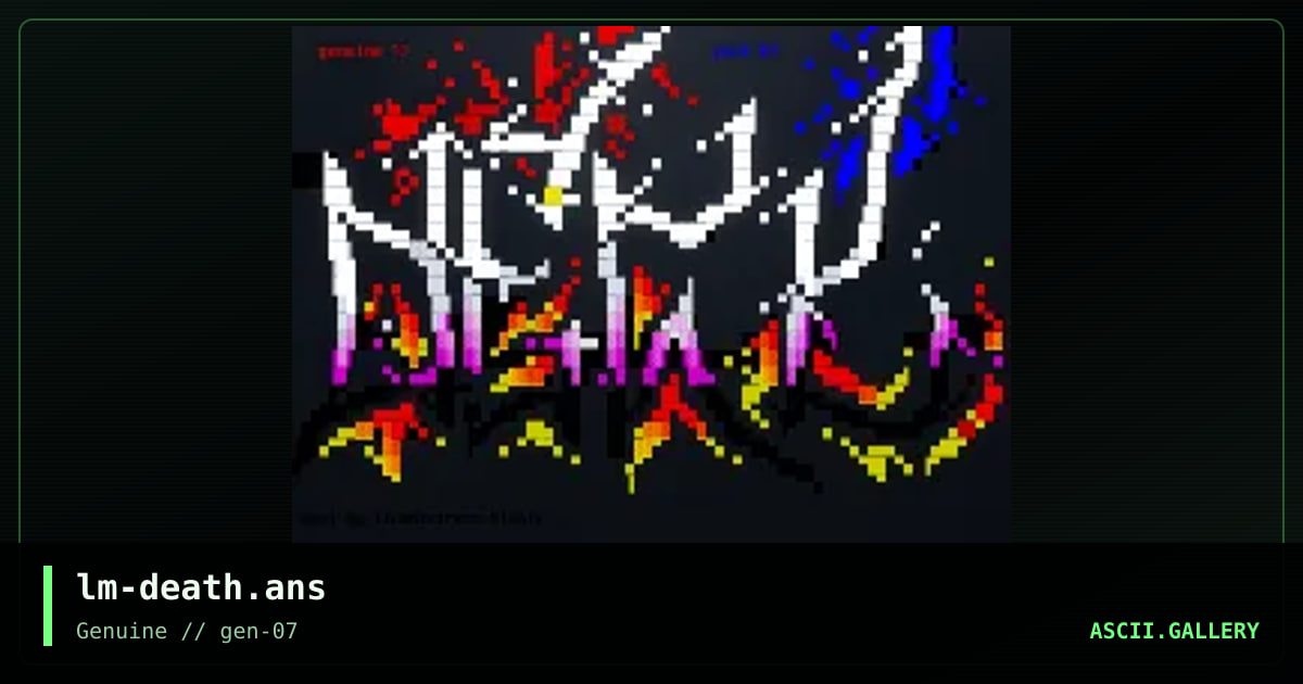 lm-death.ans, by lichmistress, 1999