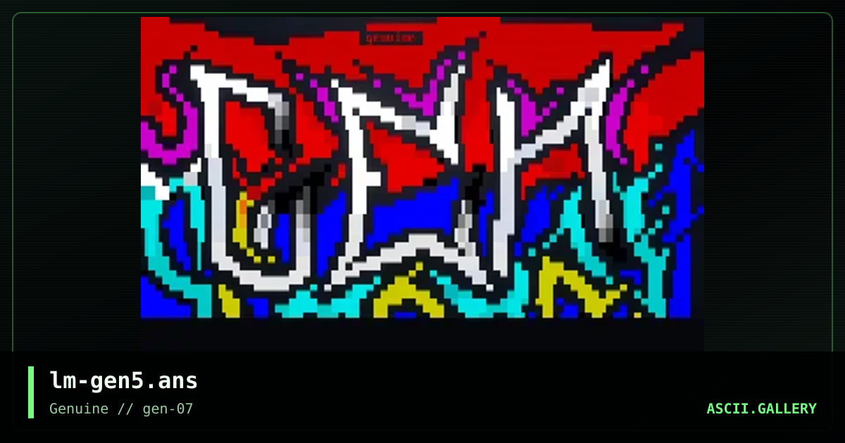 lm-gen5.ans, by lichmistress, 1999