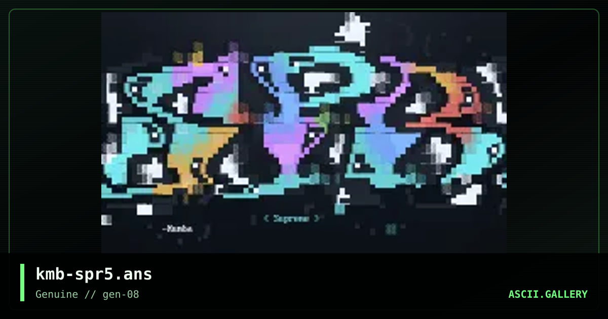 kmb-spr5.ans, by kumb4, 1999