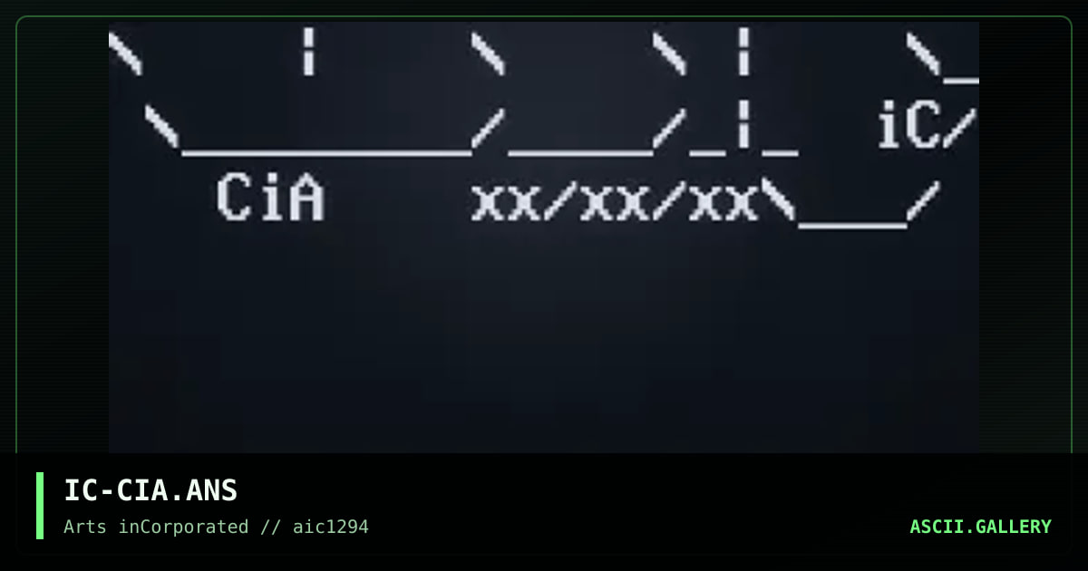 IC-CIA.ANS, by inner chaos, 1994