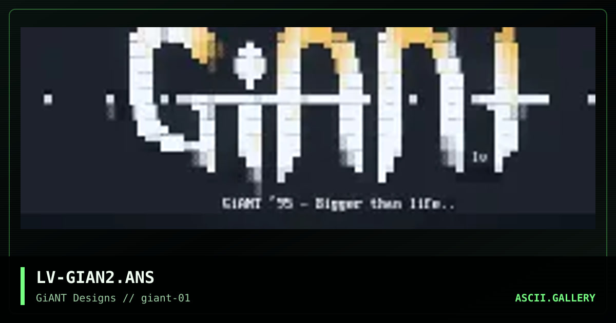 LV-GIAN2.ANS, by liquid vision, 1995