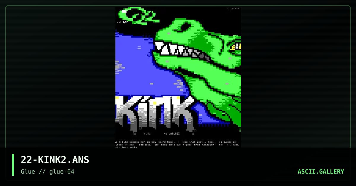 kink, by catch 22, 1997