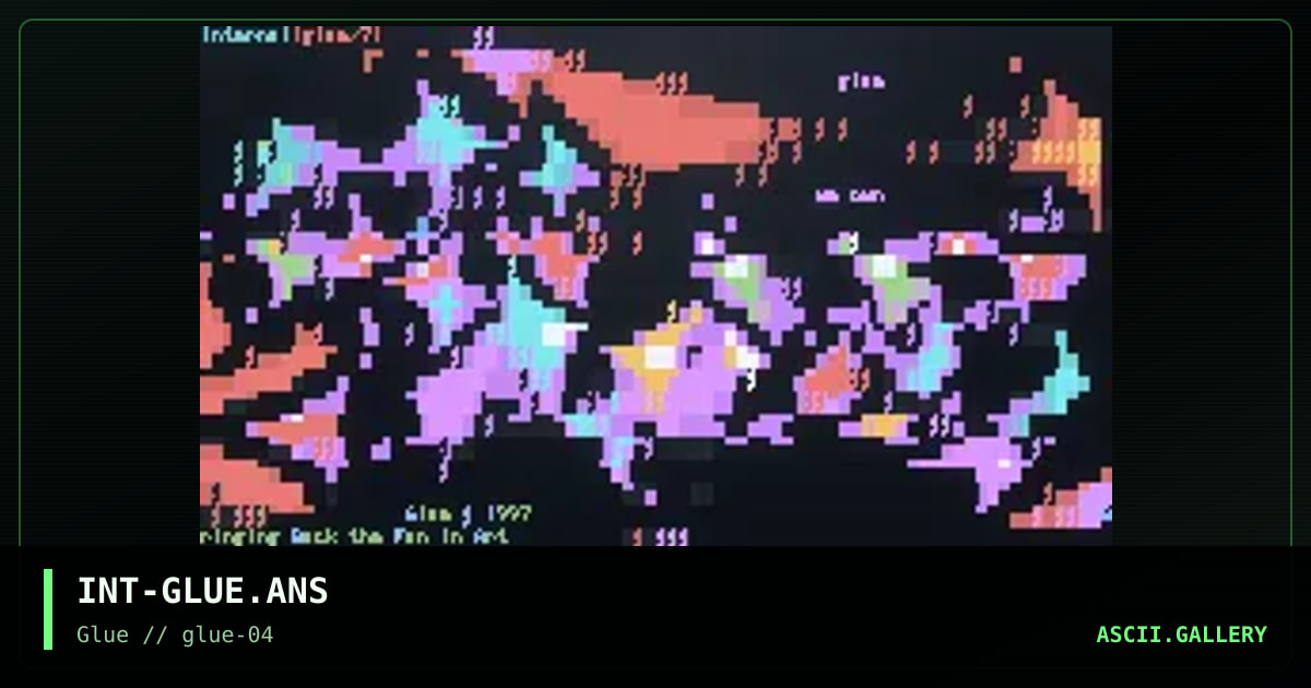 glue, by internal, 1997