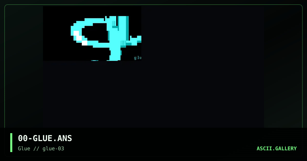 glue, so FUCKING tasty, by wave, 1997
