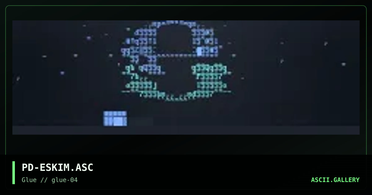 PD-ESKIM.ASC, by paradox, 1997