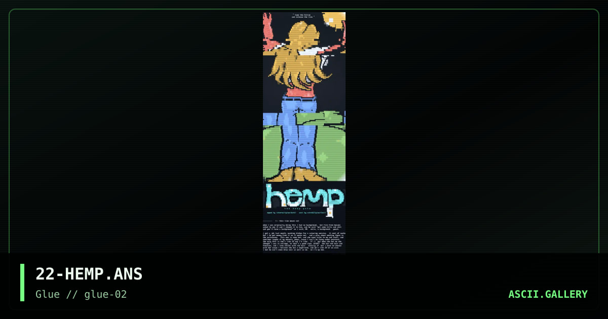 22-HEMP.ANS, by catch 22, 1997