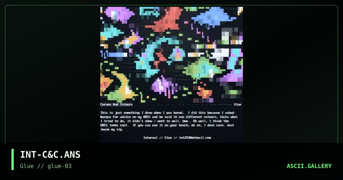 Curves and Colours, by internal, 1997