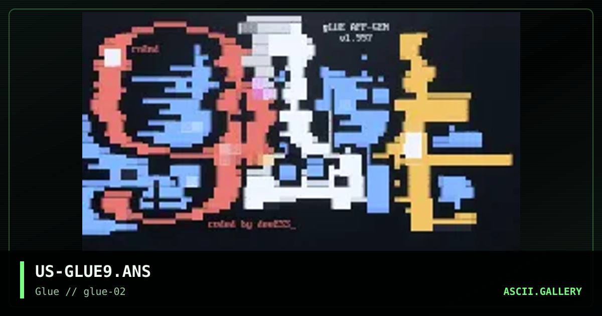 US-GLUE9.ANS, by the ruiner, malformed, 1997