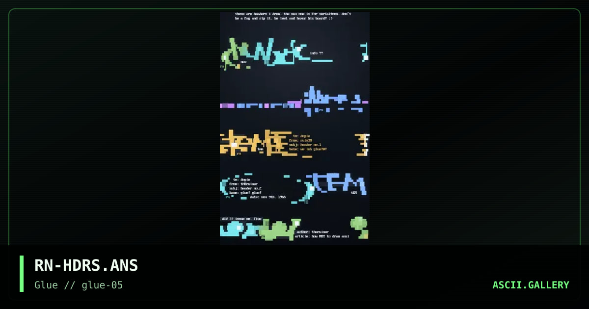 RN-HDRS.ANS, by the ruiner, 1997