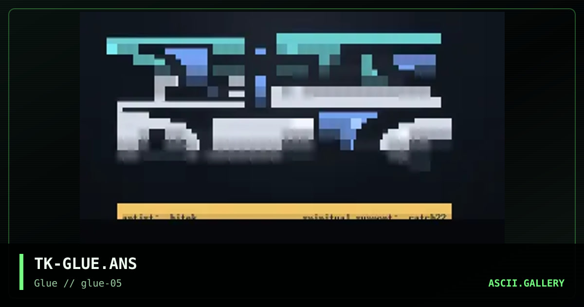 glue style, by hitek, 1997