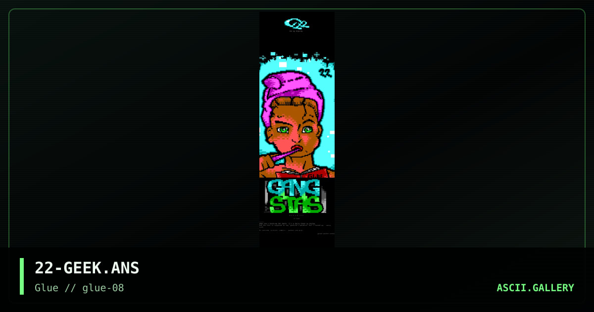 geeksta's paradice, by catch 22, 1998