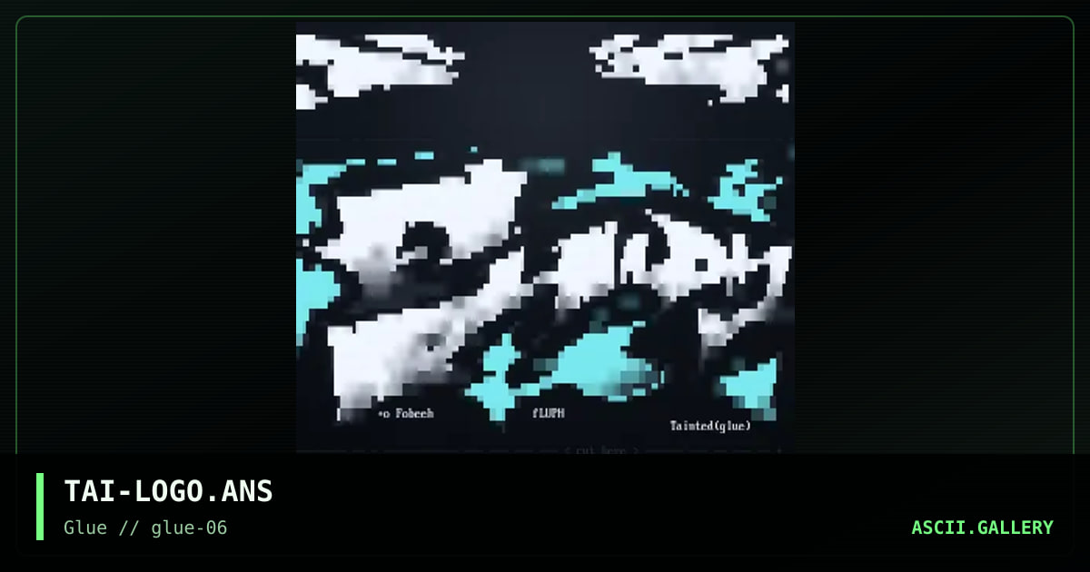 TAI-LOGO.ANS, by tainted, 1998