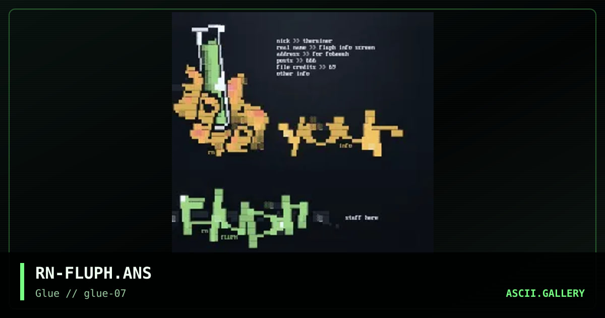 RN-FLUPH.ANS, by the ruiner, 1998