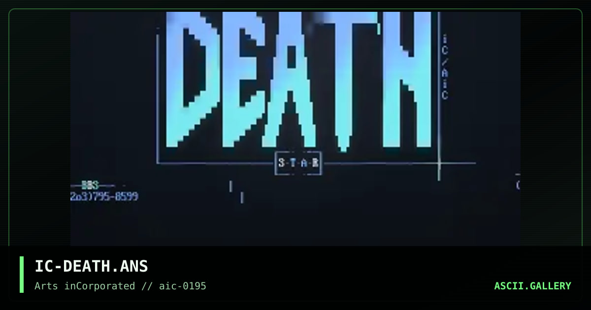 IC-DEATH.ANS, by inner chaos, 1995