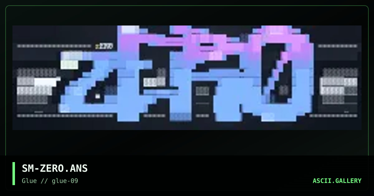 SM-ZERO.ANS, by sarcasm, 1998