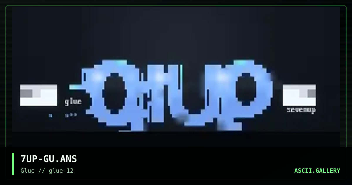 Glue, by sevenup, 1998