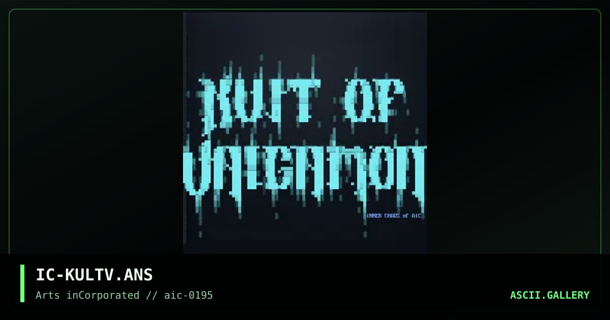 IC-KULTV.ANS, by inner chaos, 1995