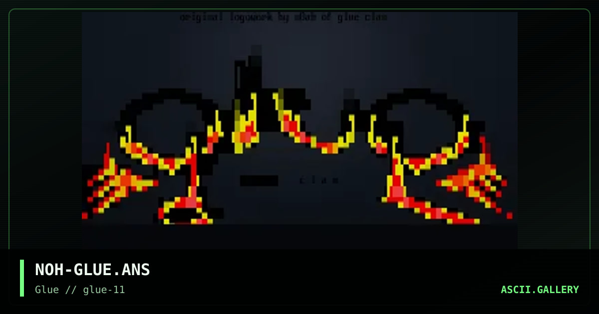 glue clan#@!, by noah, 1998