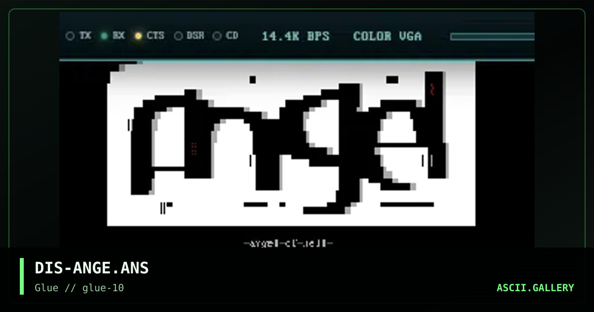 DIS-ANGE.ANS, by dislogic, 1998