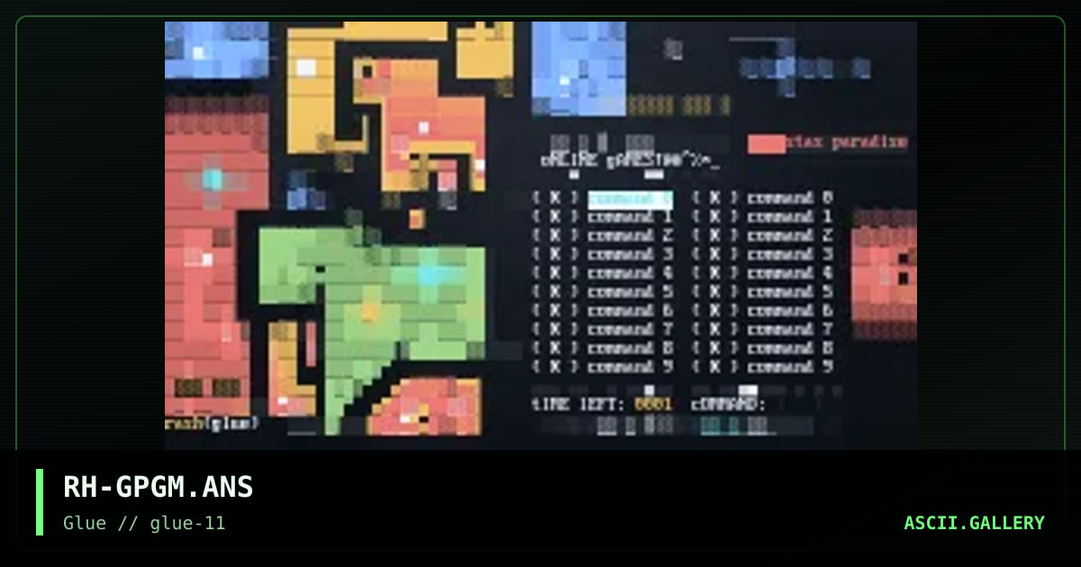 geekstas paradise games menu, by rash, 1998