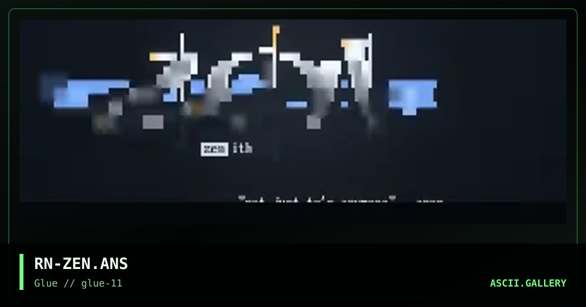 RN-ZEN.ANS, by the ruiner, 1998