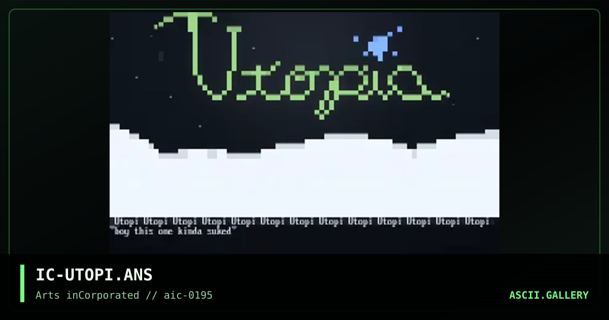 IC-UTOPI.ANS, by inner chaos, 1995