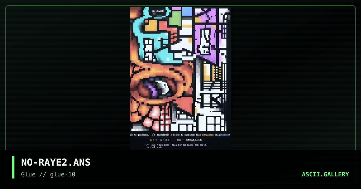 NO-RAYE2.ANS, by noah, 1998