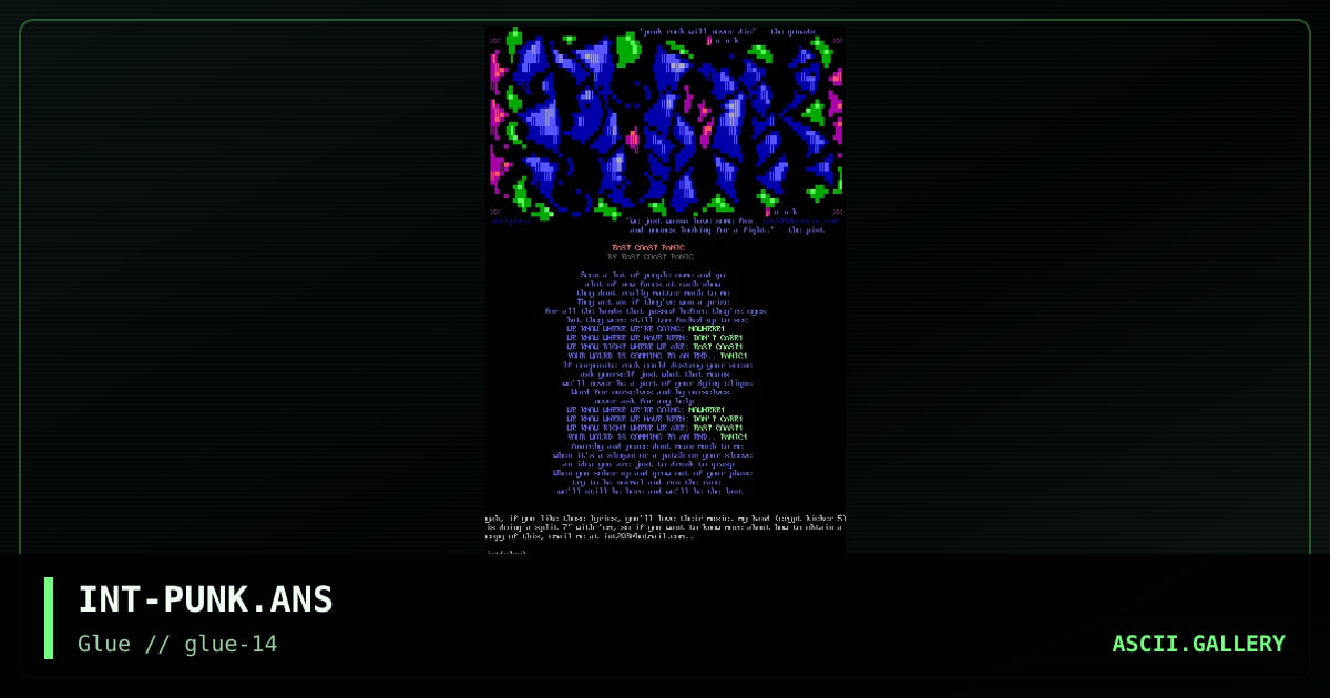 INT-PUNK.ANS, by internal, 1998