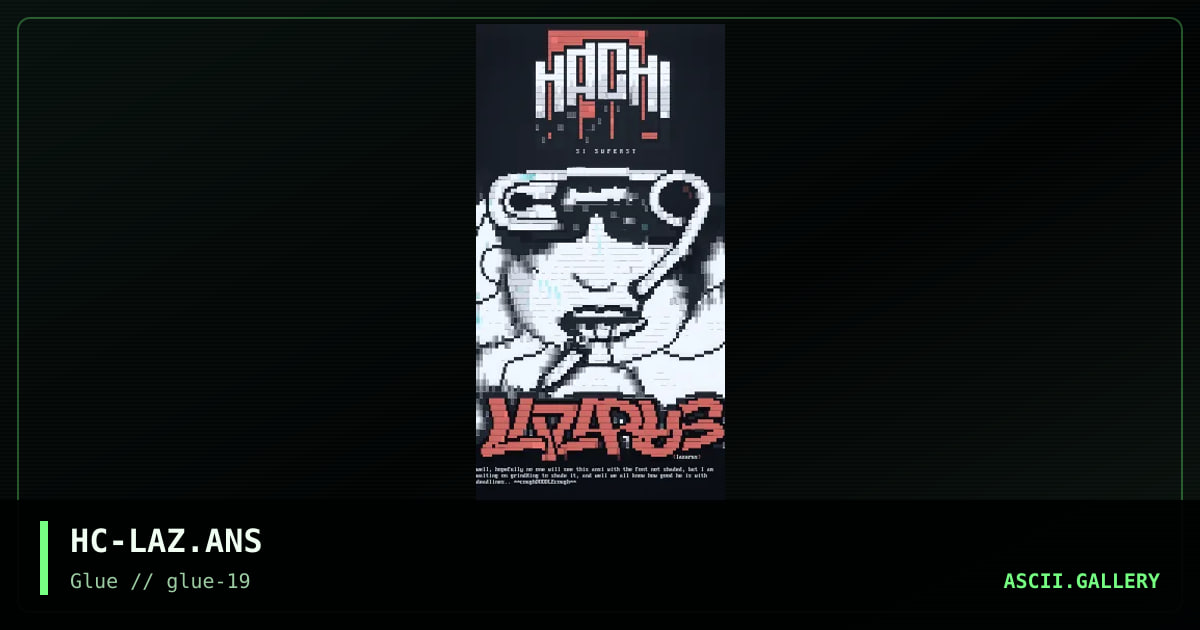 lazarus, by hachi, 1999