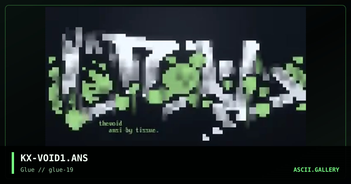 KX-VOID1.ANS, by tissue, 1999