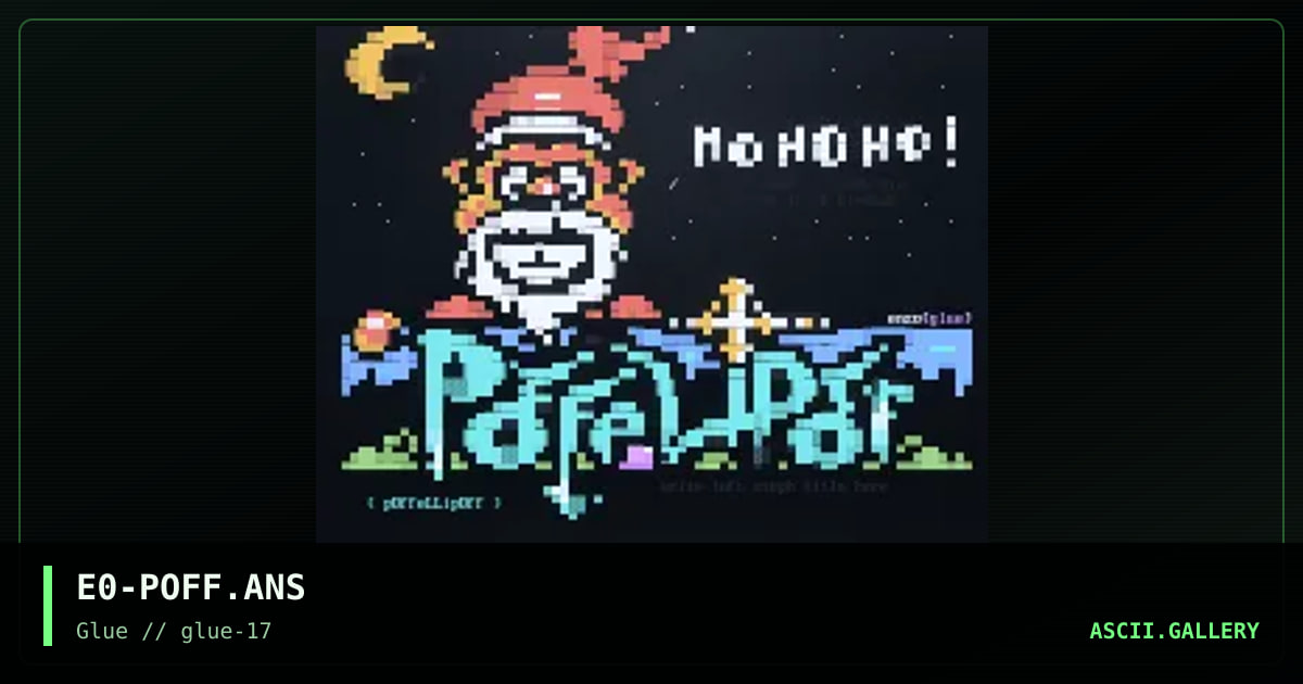 Poffelipoff, by enzo, 1999