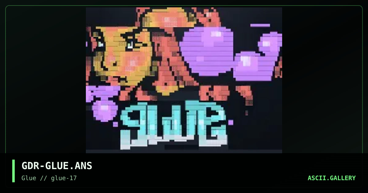 GDR-GLUE.ANS, by gravedancer, 1999