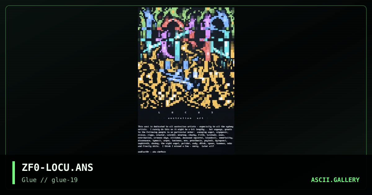 Locus, by zedfactor, 1999