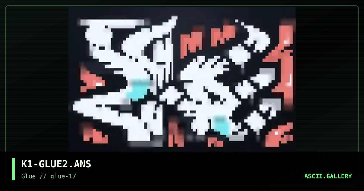 K1-GLUE2.ANS, by knocturnal, 1999